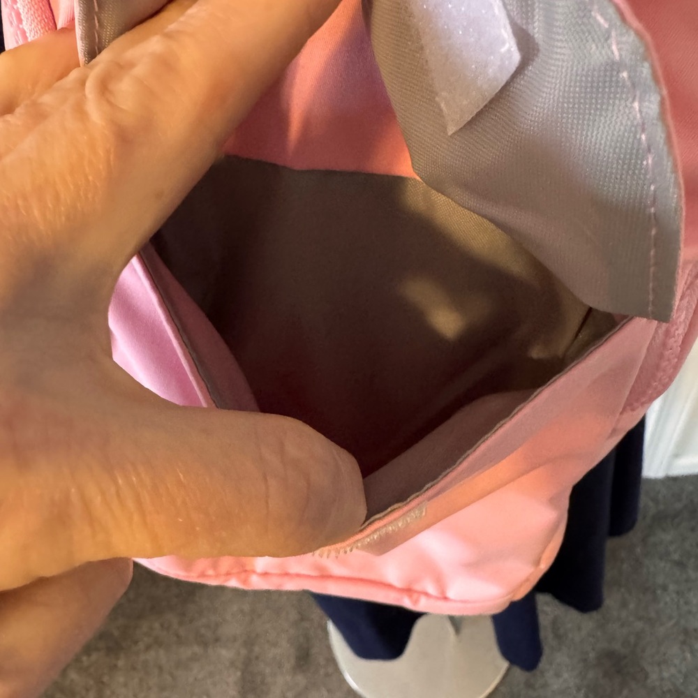 ADIDAS Mini Pink Sling Backpack Adjustable Strap - Picture 2 of 7